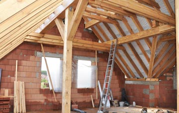 Hillway attic trusses